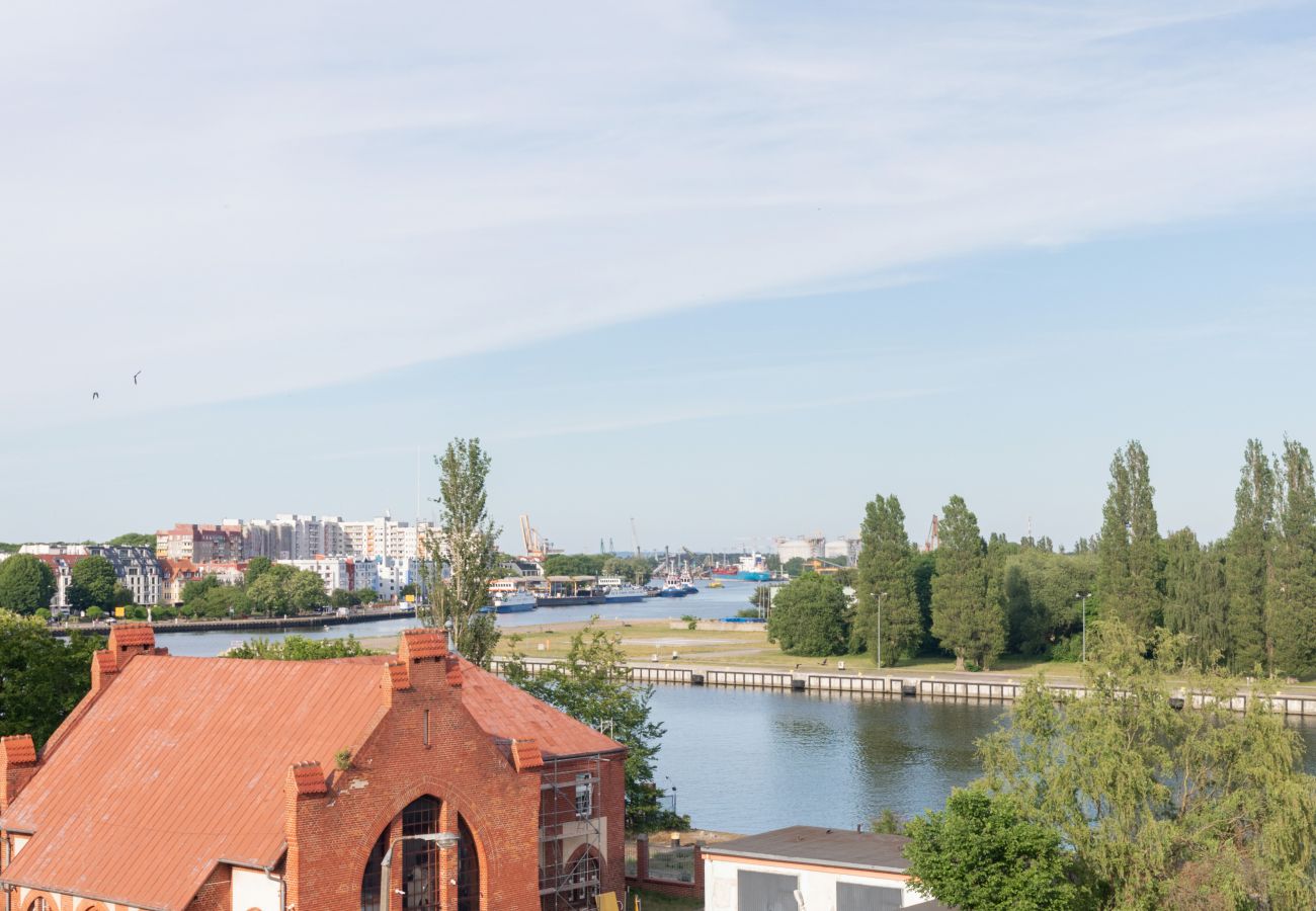 Ferienwohnung in Świnoujście - Appartment Steyera 2/23 mit 2 Schlafzimmer und Balkon