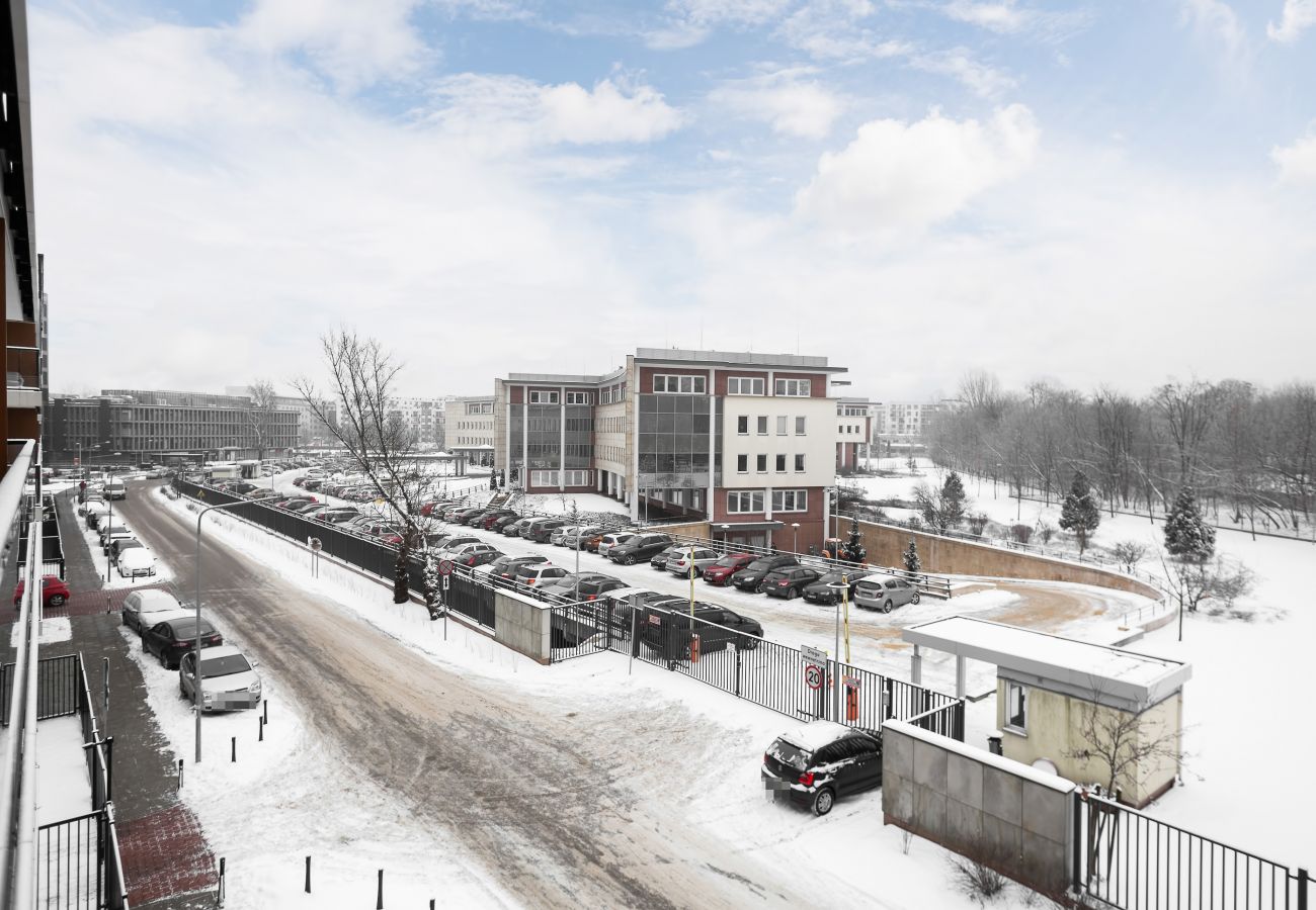 Ferienwohnung in Warszawa - Appartment im Warschau Szamocka 12/146 mit Balkon