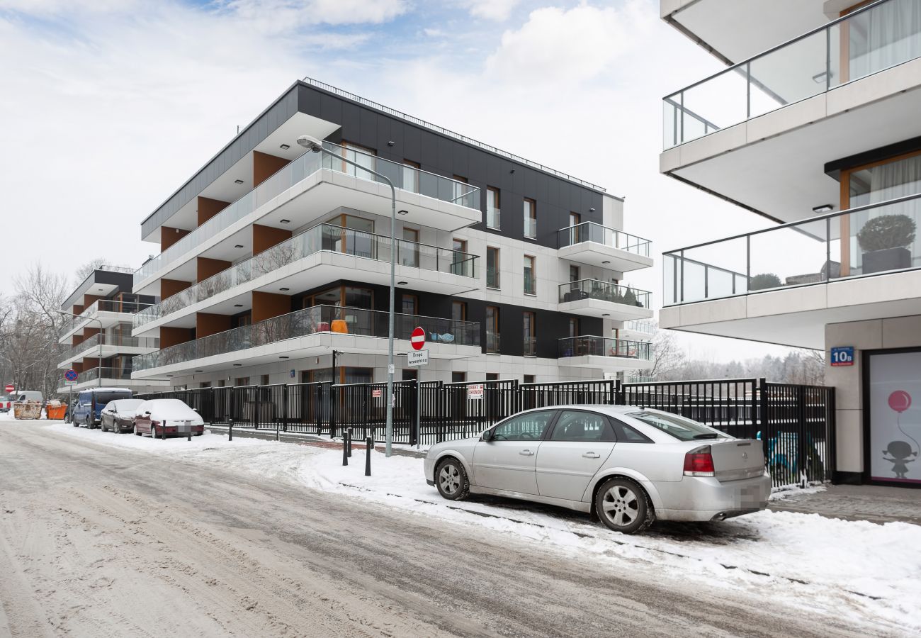 Ferienwohnung in Warszawa - Appartment im Warschau Szamocka 12/146 mit Balkon