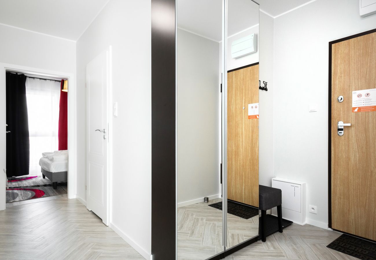 Ferienwohnung in Warszawa - Zwei-Schlafzimmer Appartment mit Balkon Rondo Wiatraczna 207