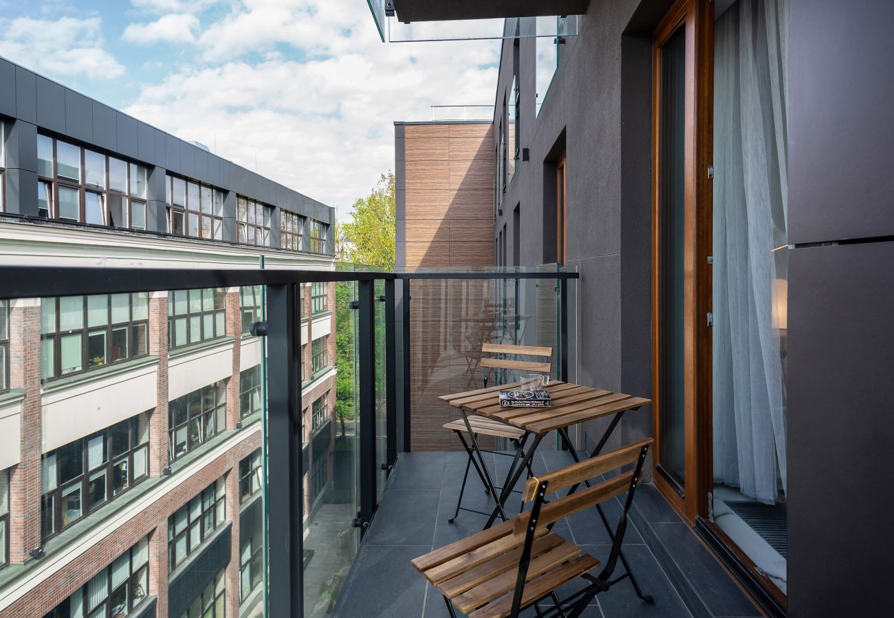 Studio in Warszawa - Studio mit Balkon im Warschau Pawia 51/64