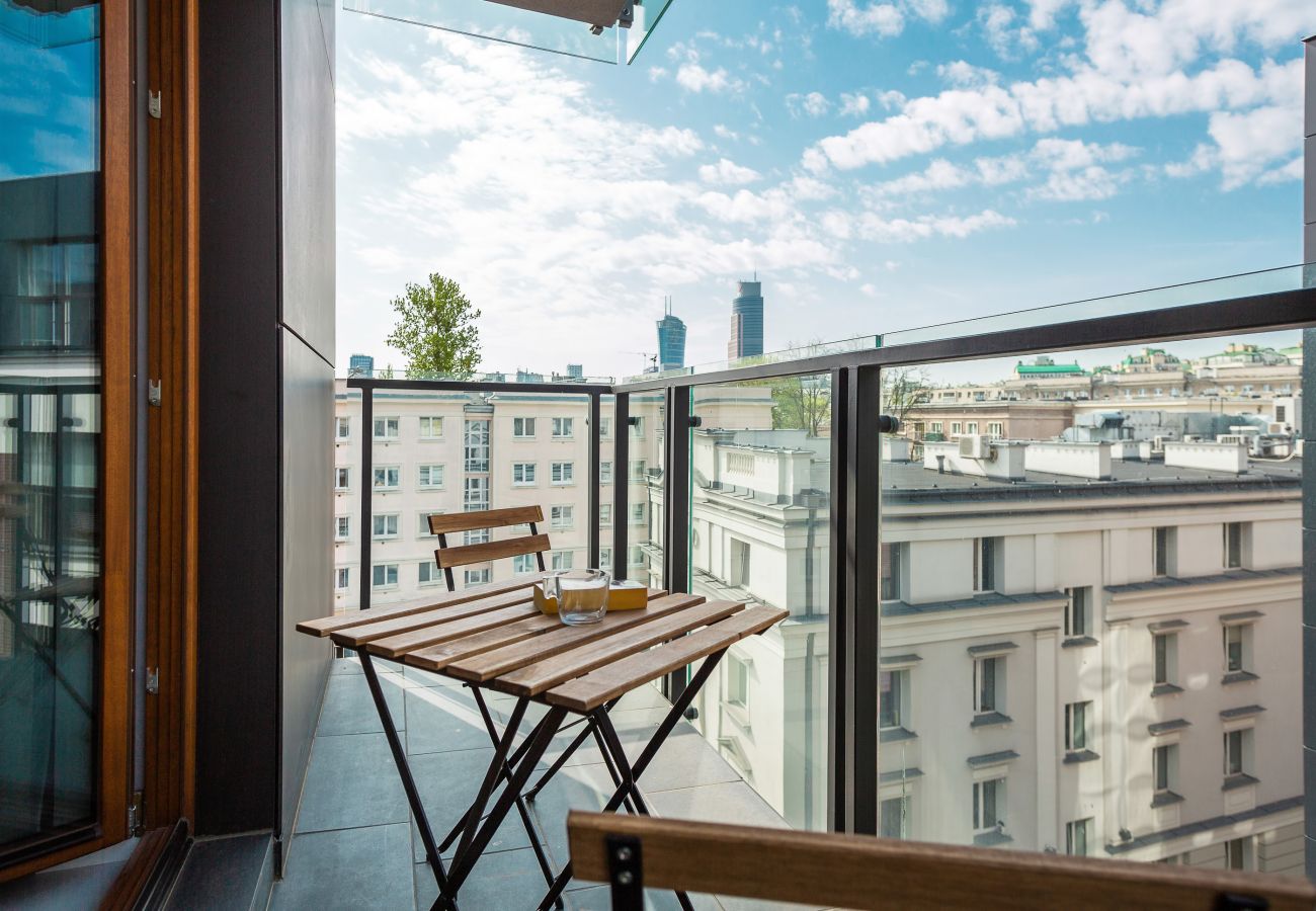 Studio in Warszawa - Studio mit Balkon im Warschau Pawia 51/64