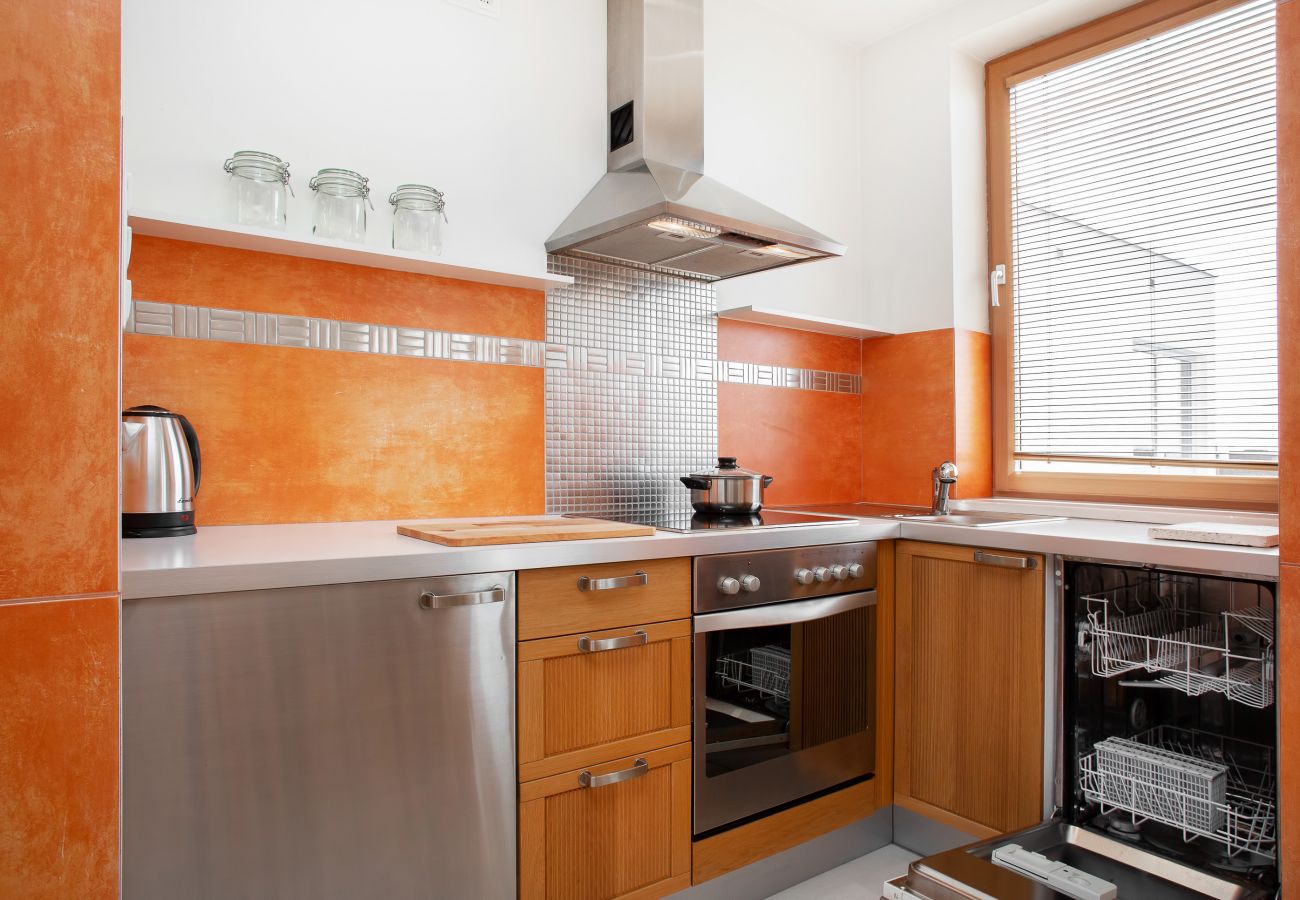 Ferienwohnung in Warszawa - Appartment Wilanowska 91 | WiFi, Garage, Fitnessraum, Haustiere erlaubt