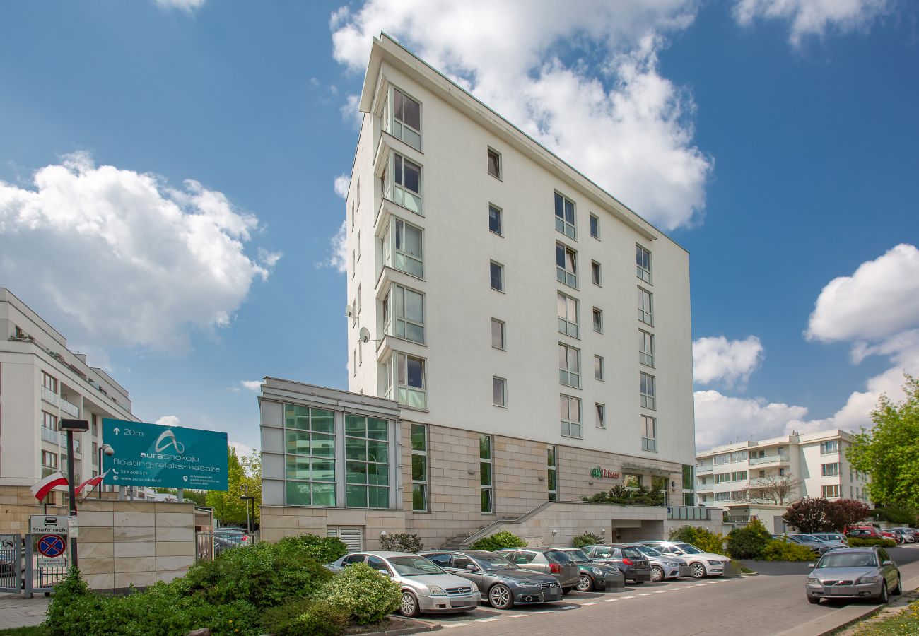 Ferienwohnung in Warszawa - Appartment Wilanowska 91 | WiFi, Garage, Fitnessraum, Haustiere erlaubt