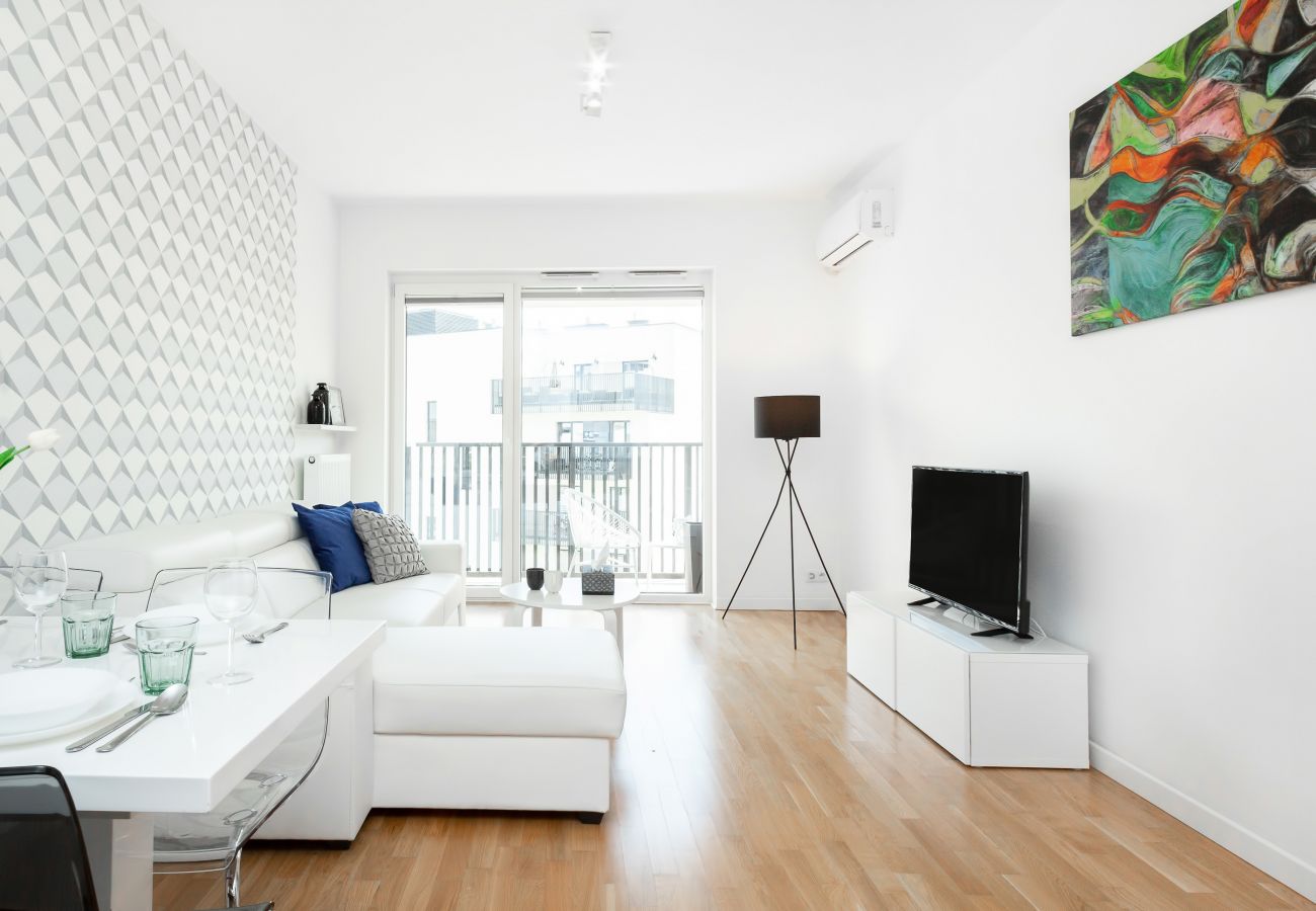 Ferienwohnung in Warszawa - Appartment Dygata 2/45 | WiFi, Klimaanlage, Garage, Terrasse