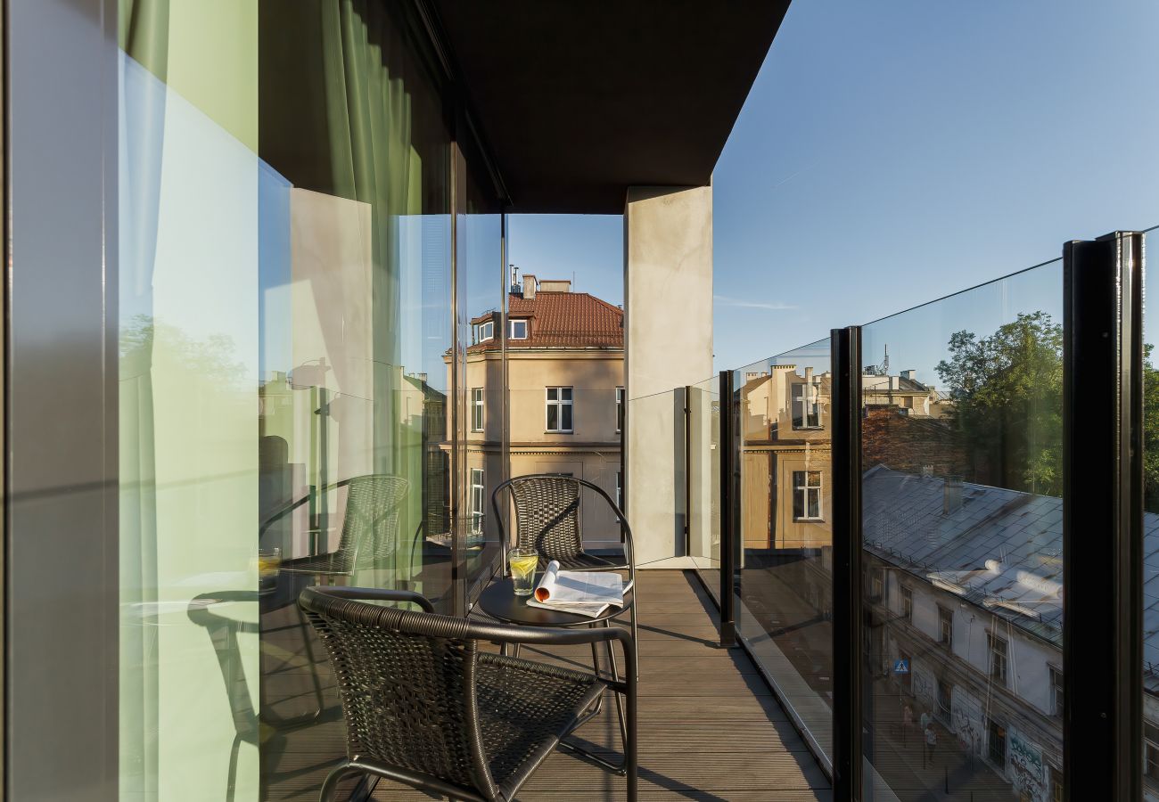 balkon, stühle, tisch, außen, wohnung, blick, blick vom balkon, blick von wohnung, miete