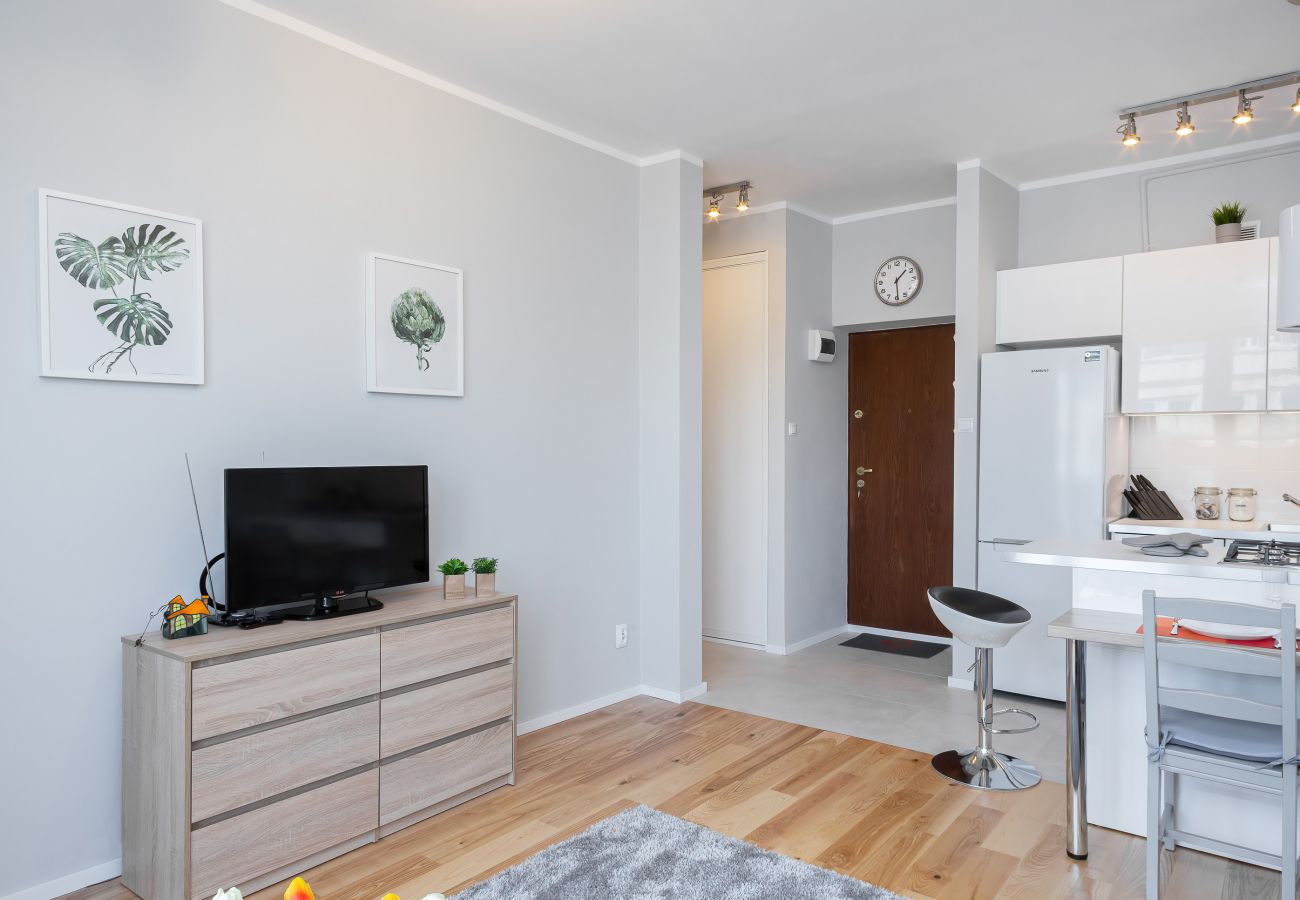 Ferienwohnung in Warszawa - Apartment City Center Krucza | 1 Schlafzimmer, Balkon