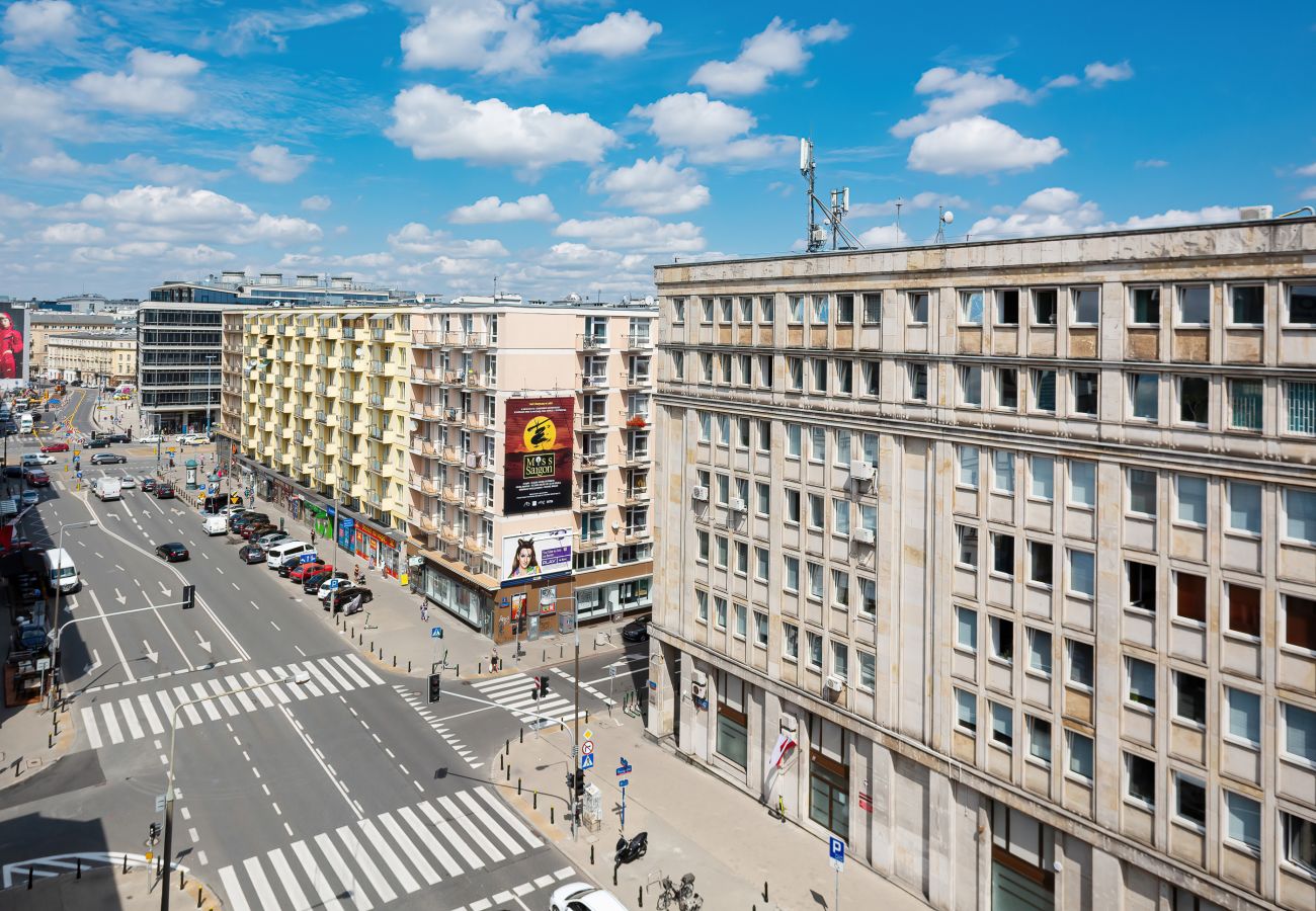 Ferienwohnung in Warszawa - Apartment City Center Krucza | 1 Schlafzimmer, Balkon