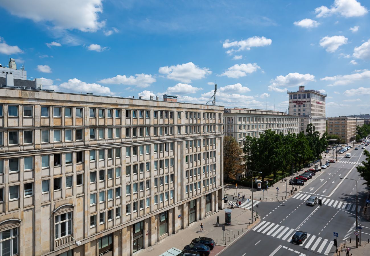 Ferienwohnung in Warszawa - Apartment City Center Krucza | 1 Schlafzimmer, Balkon