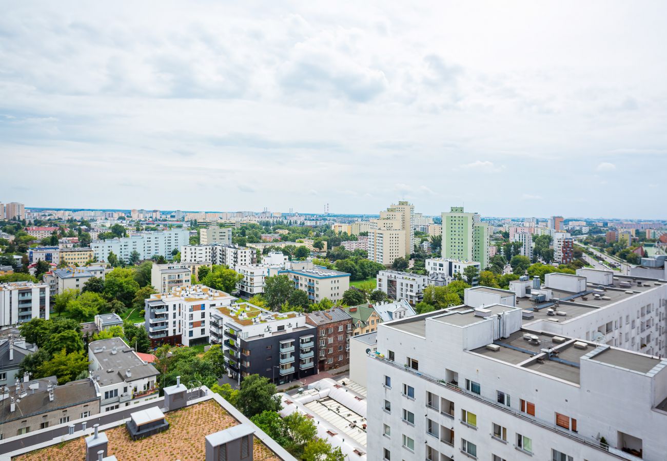 Ferienwohnung in Warszawa - Zwei-Schlafzimmer Appartment mit Balkon Rondo Wiatraczna 139