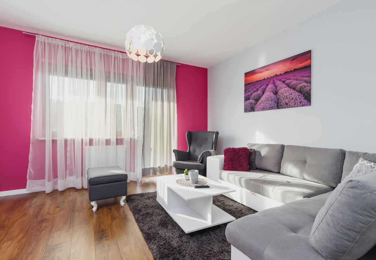 Wohnzimmer, Sofa, Couchtisch, Sessel, Fernseher, Wohnung, Interieur, Miete