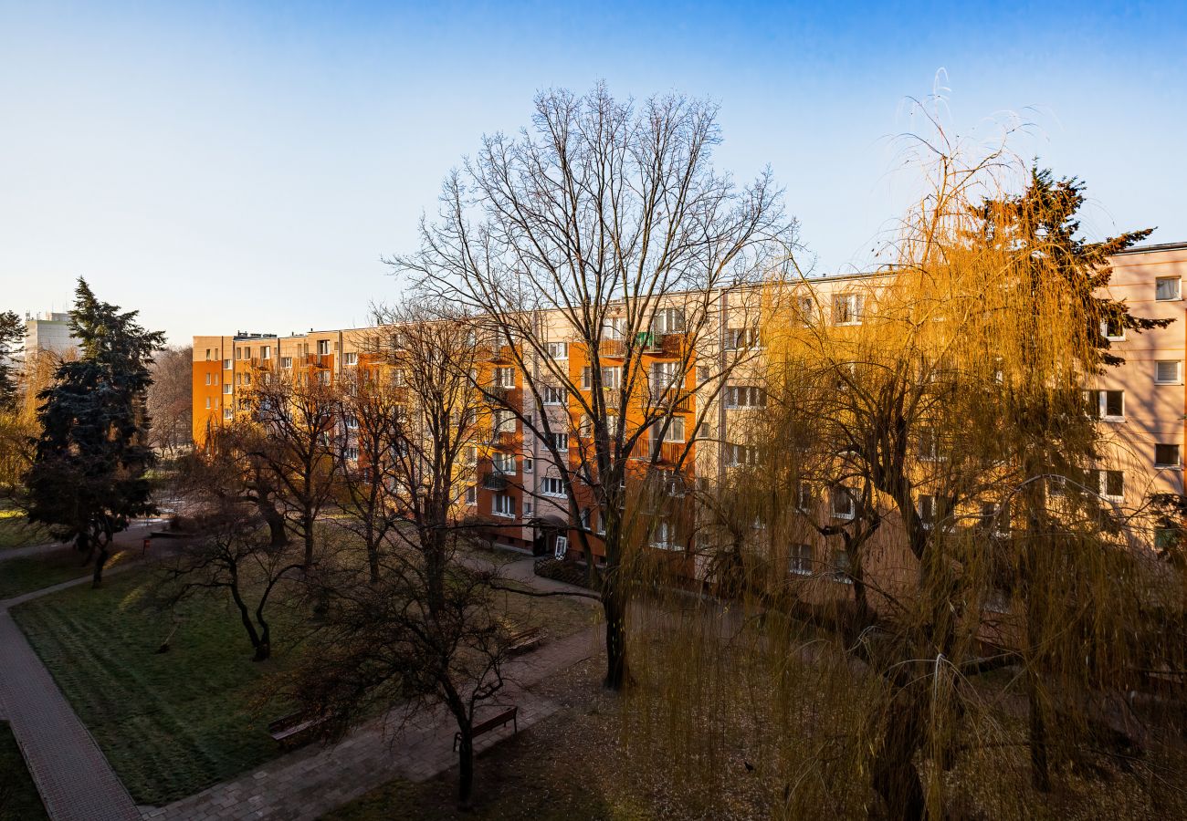 Studio in Warszawa - Studio mit Doppelbett und Balkon | Księcia Trojdena