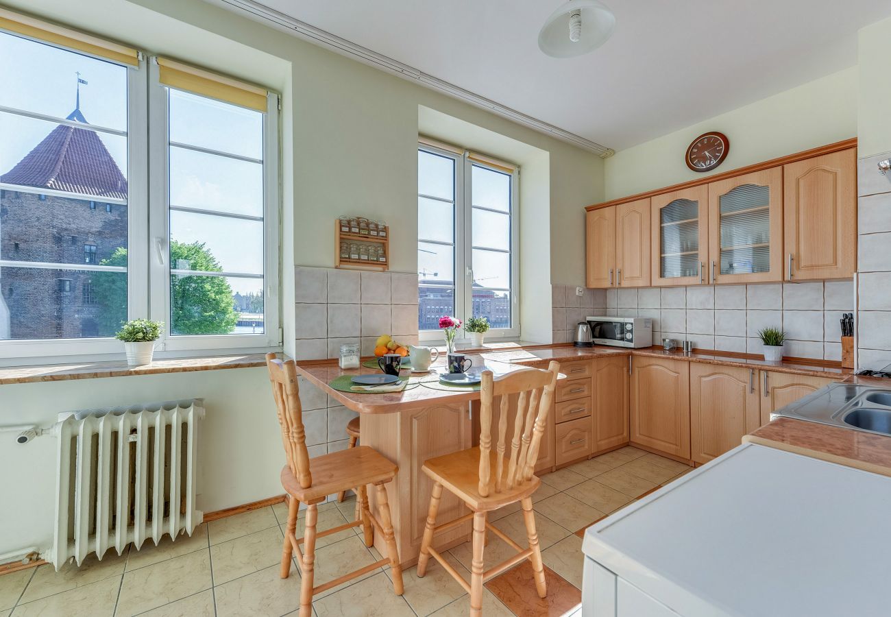 Ferienwohnung in Gdańsk - By the River, 2 Schlafzimmer, Targ Rybny Straße 6A / 1