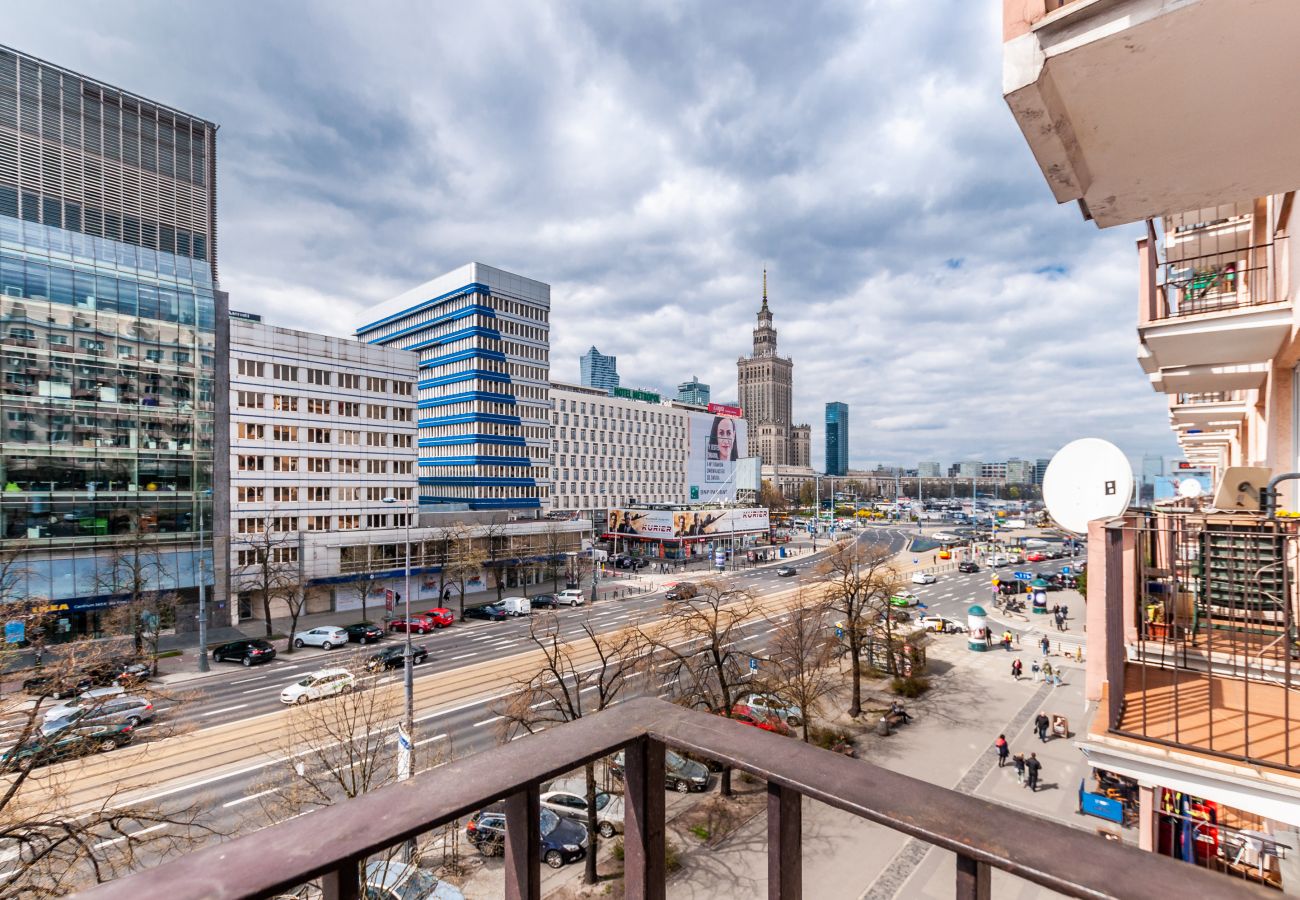 Ferienwohnung in Warszawa - Apartment mit 1 Schlafzimmer Marszałkowska | Balkon