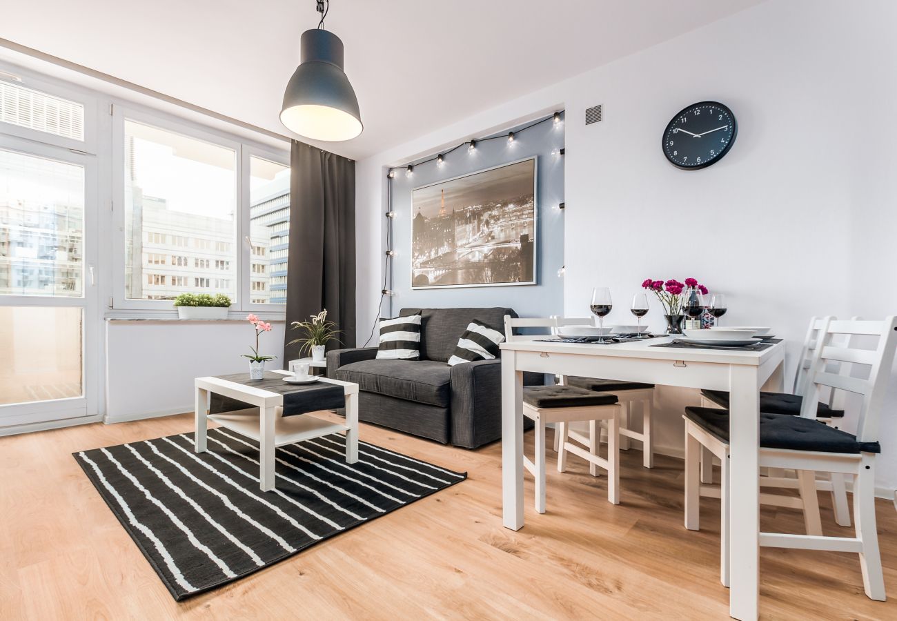 Ferienwohnung in Warszawa - Apartment mit 1 Schlafzimmer und Balkon | Warschau Marszałkowska