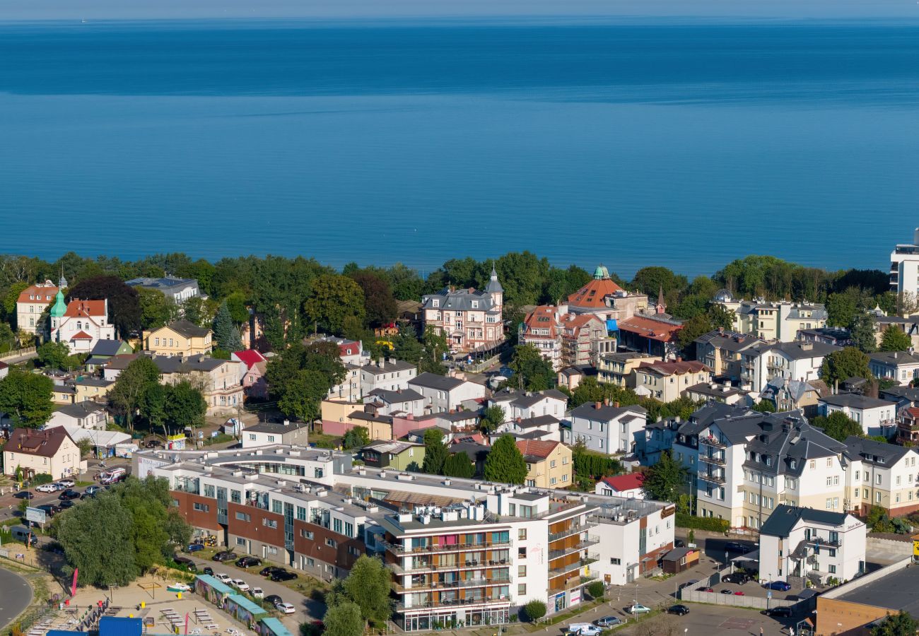 Studio in Międzyzdroje - Flamingo Apartments 10 | WiFi, Balkon, 300m vom Strand