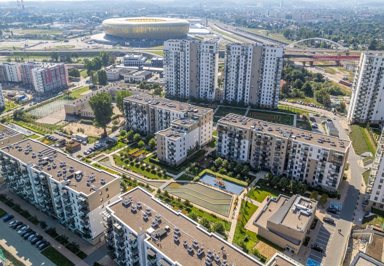 Ferienwohnung in Gdańsk - 1 bedroom, Sucha 31 street, balcony, parking