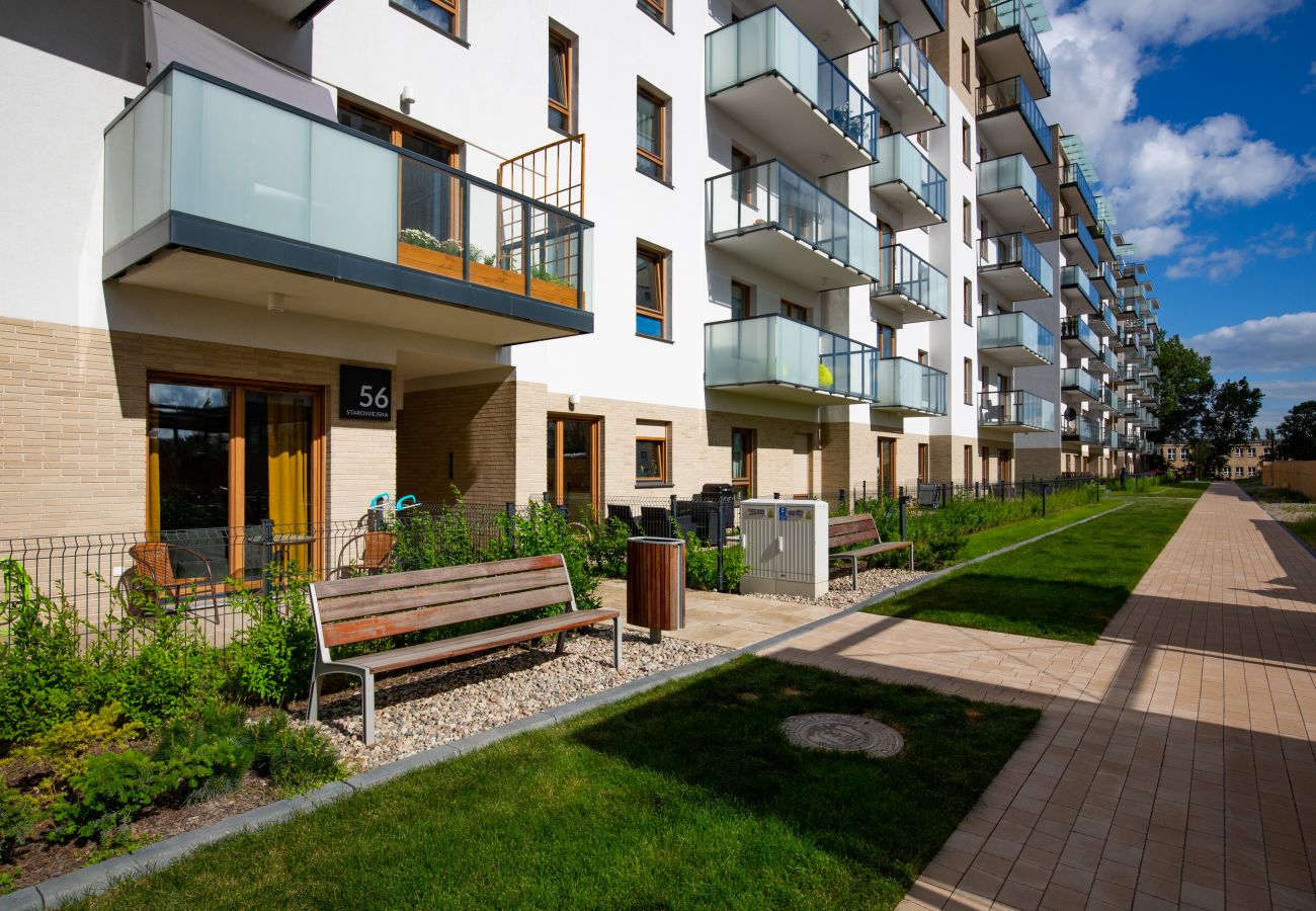 Ferienwohnung in Gdańsk - Starowiejska 56 street, Gdansk, parking, balcony