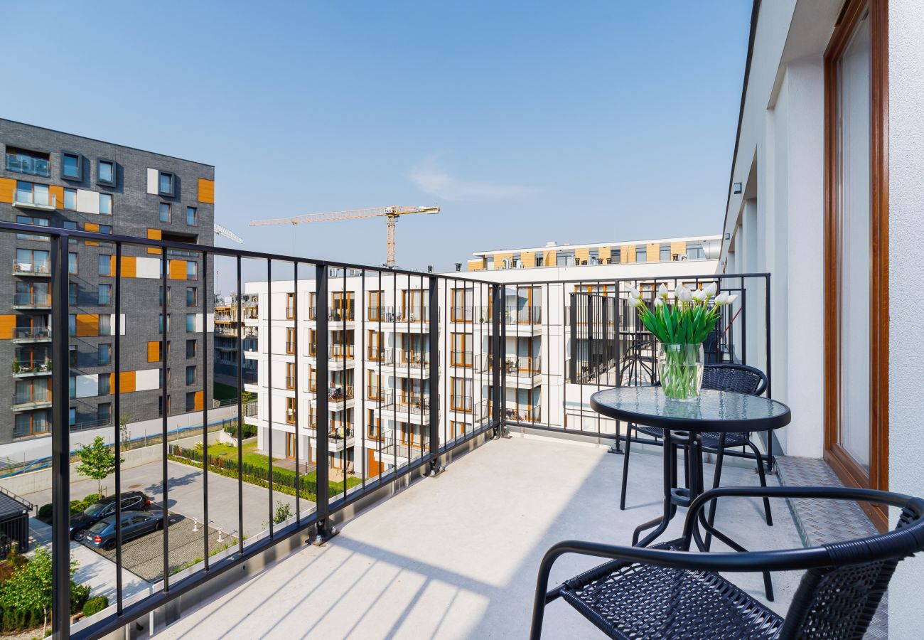 Studio in Kraków - Appartment Rakowicka 22J/141 | WiFi, Balkon, Klimaanlage