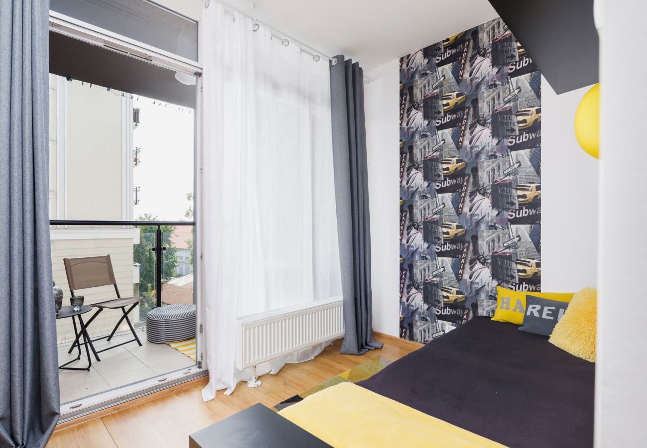 Studio in Kraków - Cracow, modern studio, 4 PAX, balcony