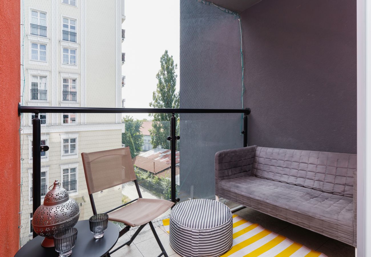 Studio in Kraków - Cracow, modern studio, 4 PAX, balcony