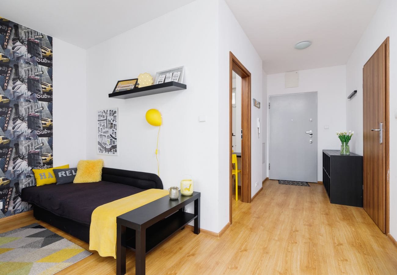 Studio in Kraków - Cracow, modern studio, 4 PAX, balcony