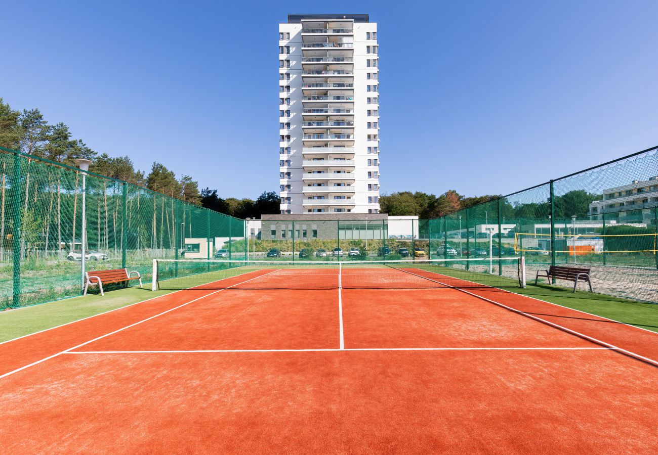 wohnung, vermietung, draußen, gebäude, Aquamarina Onyx, tennisplatz, ferien