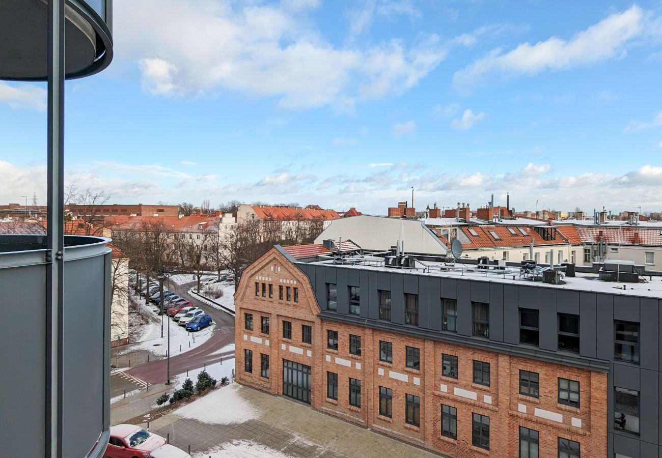 Studio in Gdańsk - Browar Gdański, Studio Superior mit Balkon