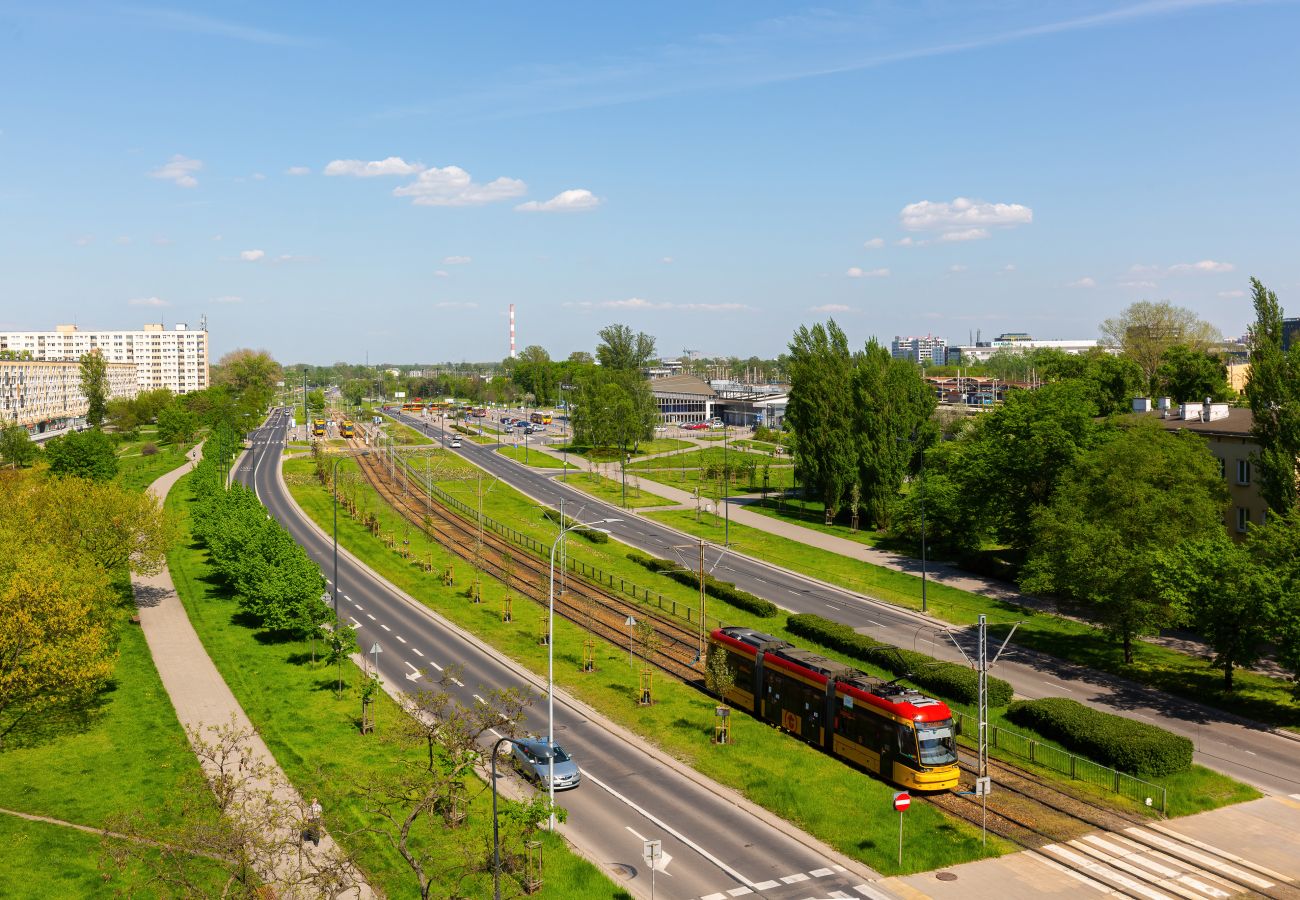 Ferienwohnung in Warszawa - Wohnung Kijowska 7/27 mit einer Terrasse & Parkplatz | Warschau Praga Północ