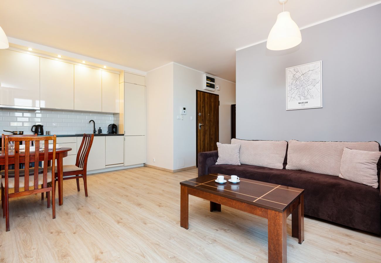 Ferienwohnung in Warszawa - Wohnung Kijowska 7/27 mit einer Terrasse & Parkplatz | Warschau Praga Północ