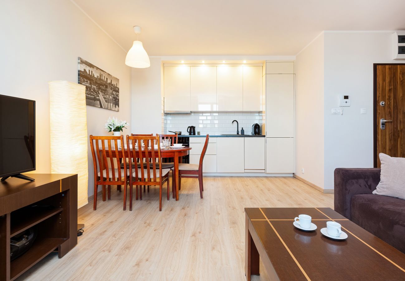 Ferienwohnung in Warszawa - Wohnung Kijowska 7/27 mit einer Terrasse & Parkplatz | Warschau Praga Północ