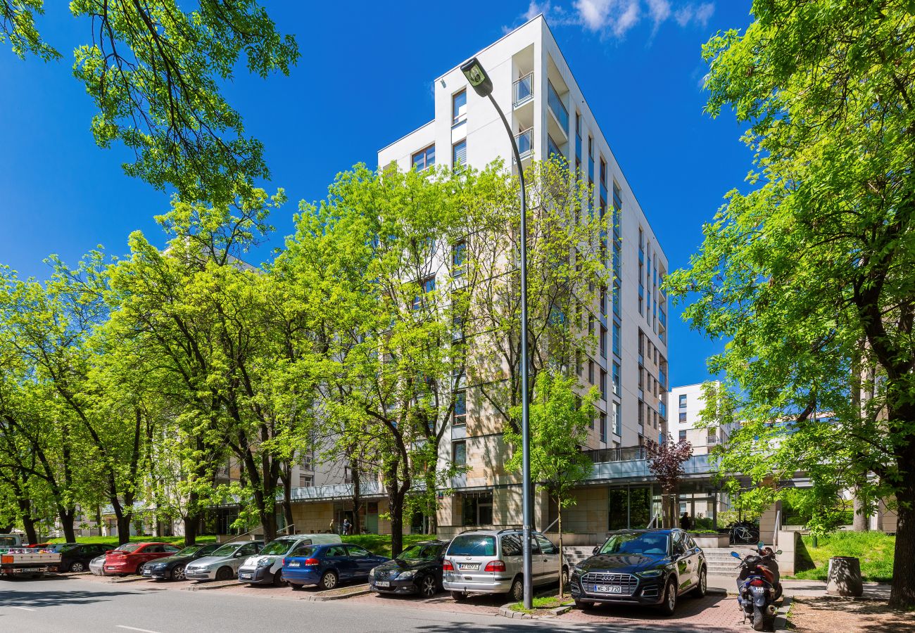 Ferienwohnung in Warszawa - 5b Obrzeżna Str., 1 Schlafzimmer, Warschau Mokotów