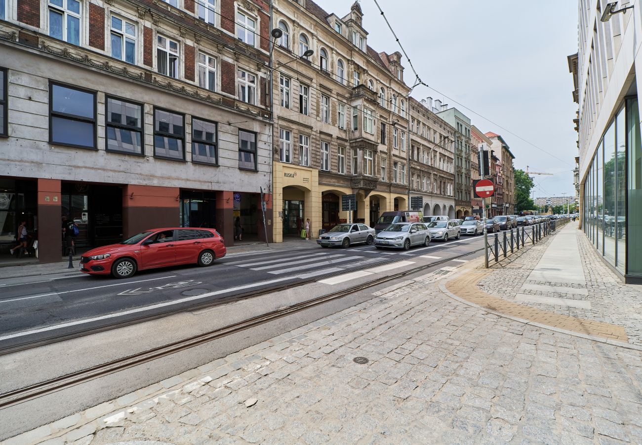 Ferienwohnung in Wrocław - Apartment mit 1 Schlafzimmer| Ruska 47/48