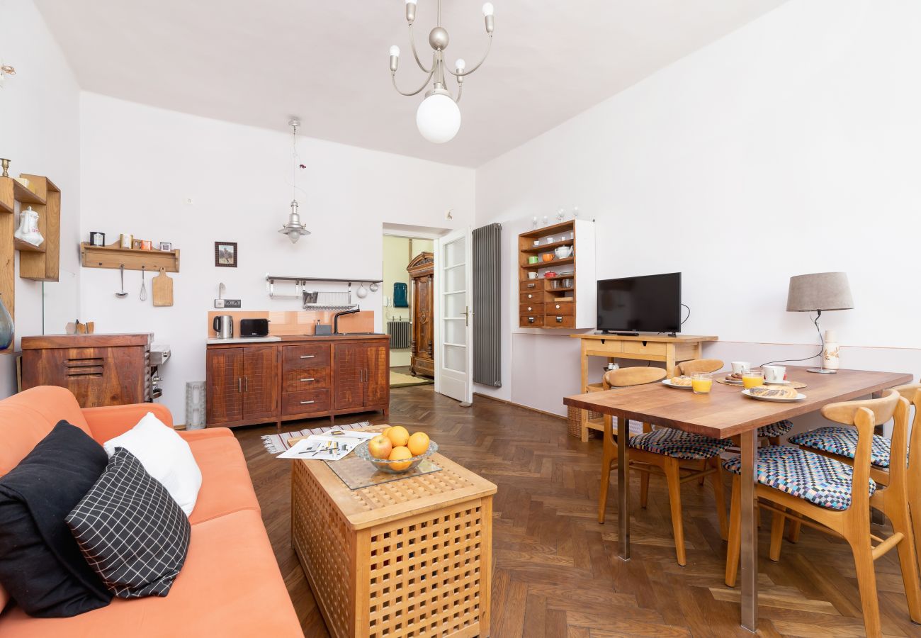 Ferienwohnung in Kraków -  Skawińska 25/13, Retro-Wohnung mit 2 Schlafzimmern, Krakau Kazimierz