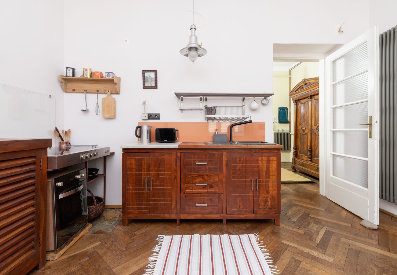 Ferienwohnung in Kraków -  Skawińska 25/13, Retro-Wohnung mit 2 Schlafzimmern, Krakau Kazimierz