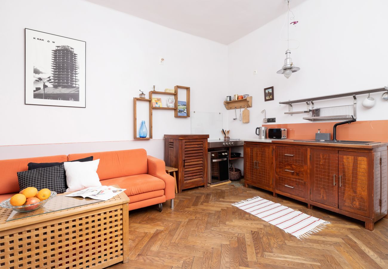 Ferienwohnung in Kraków -  Skawińska 25/13, Retro-Wohnung mit 2 Schlafzimmern, Krakau Kazimierz