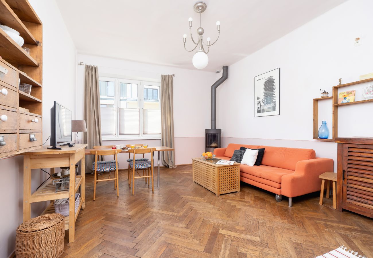 Ferienwohnung in Kraków -  Skawińska 25/13, Retro-Wohnung mit 2 Schlafzimmern, Krakau Kazimierz