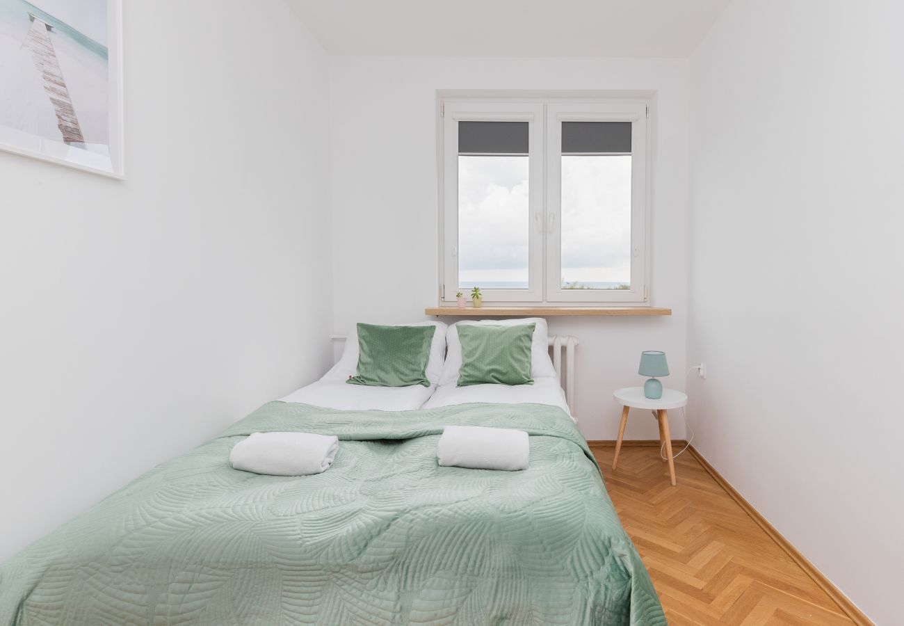 Ferienwohnung in Gdynia - Wyspiańskiego 10/58 Gdynia | 2 Schlafzimmer & Balkon