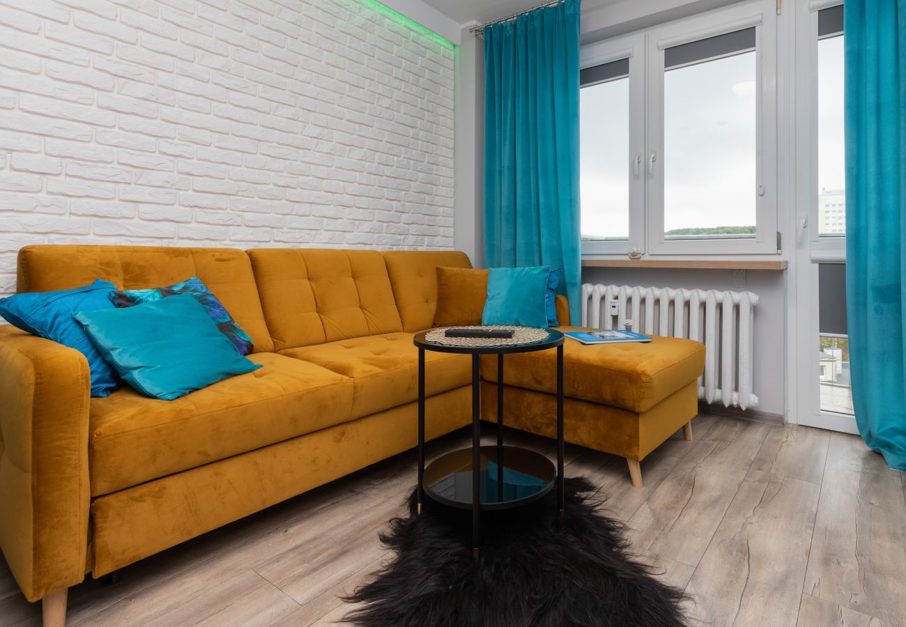 Ferienwohnung in Gdynia - Wyspiańskiego 10/58 Gdynia | 2 Schlafzimmer & Balkon