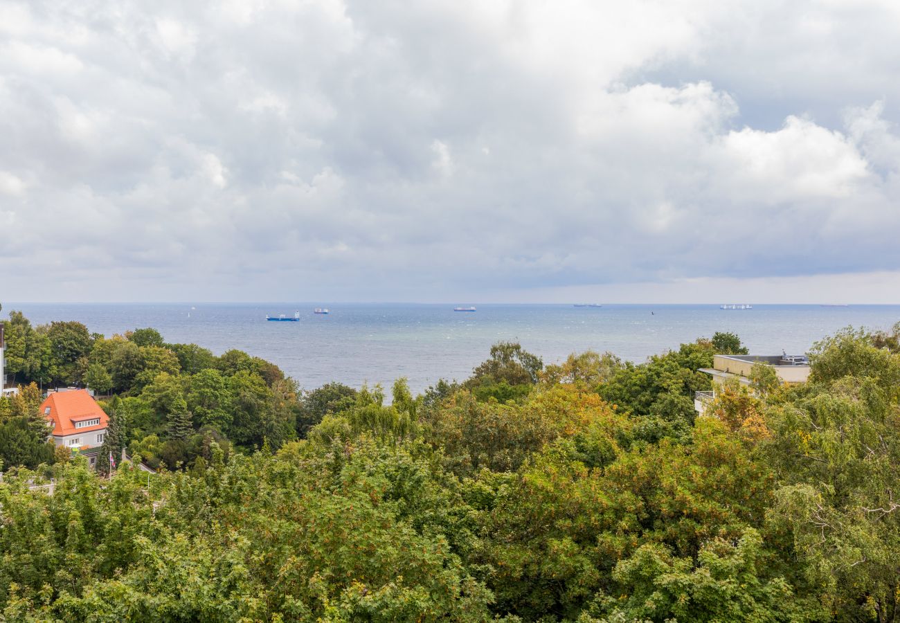 Ferienwohnung in Gdynia - Wyspiańskiego 10/58 Gdynia | 2 Schlafzimmer & Balkon