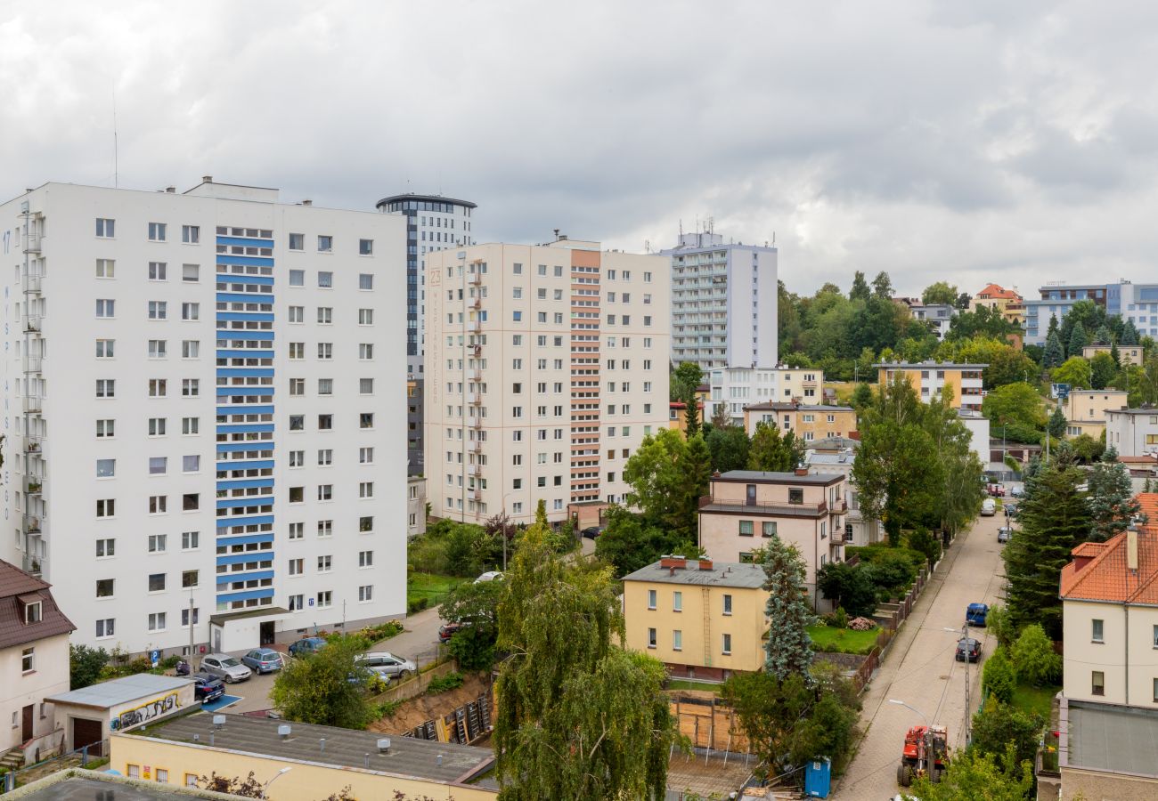 Ferienwohnung in Gdynia - Wyspiańskiego 10/58 Gdynia | 2 Schlafzimmer & Balkon