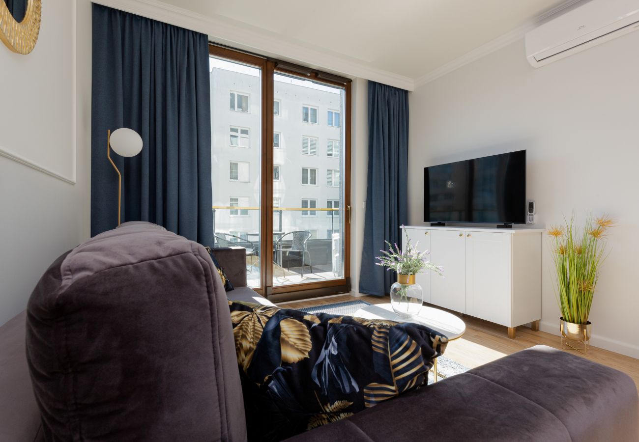 Ferienwohnung in Warszawa - Ogrodowa 31/35 Nr 59, 1 Schlafzimmer Prestige, Warschau Wola