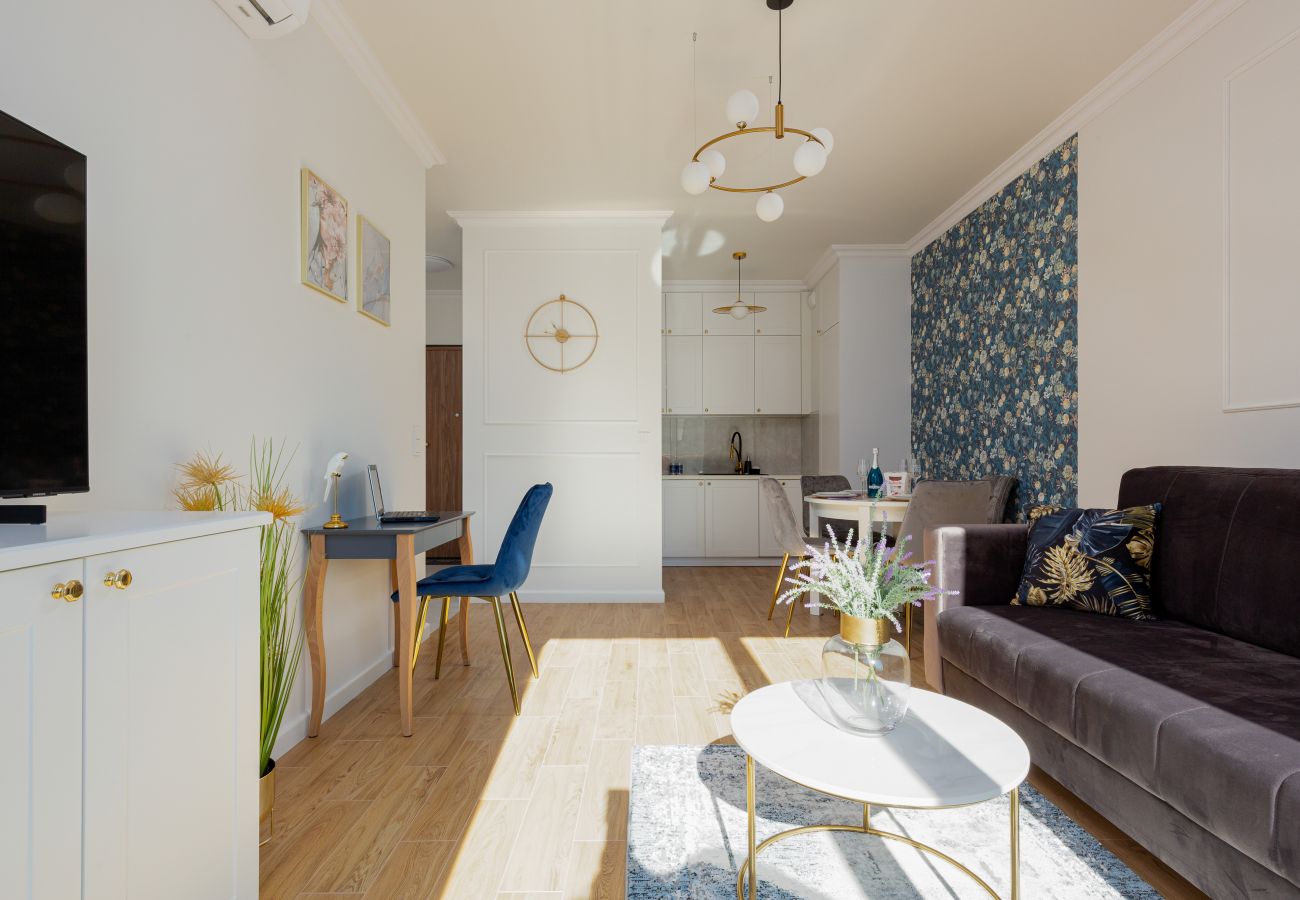 Ferienwohnung in Warszawa - Ogrodowa 31/35 Nr 59, 1 Schlafzimmer Prestige, Warschau Wola