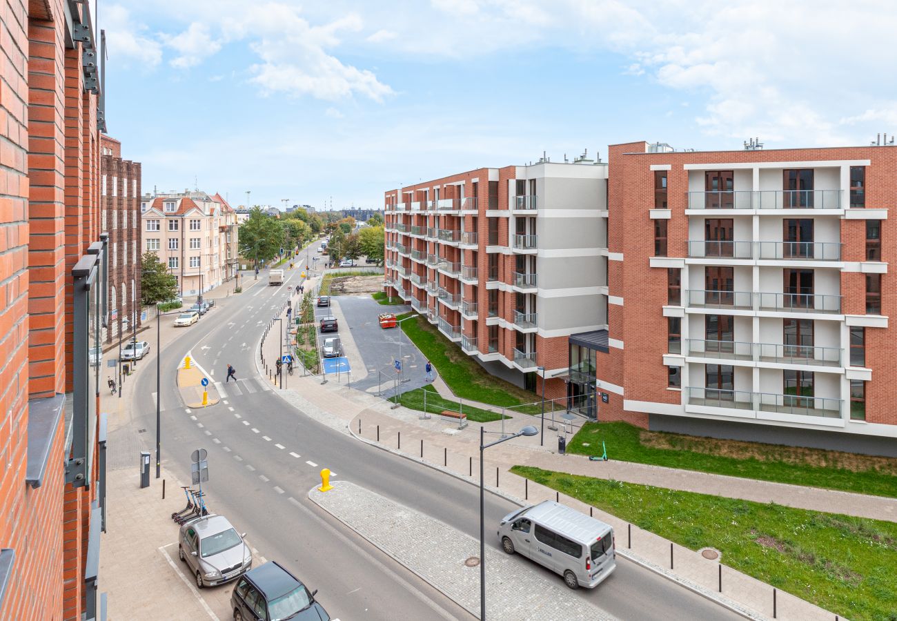 Studio in Gdańsk - Studio Wałowa 25/83 mit Balkon | Danziger Wałowa-Bastion