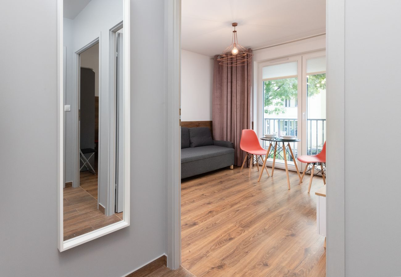 Ferienwohnung in Gdańsk - Danzig Kliniczna 5B / 36 | 1 Schlafzimmer, Balkon & Parkplatz