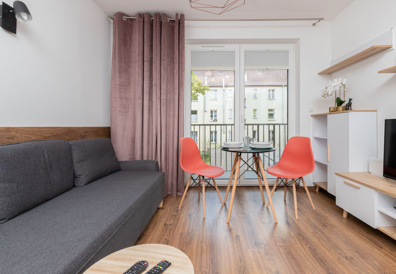 Ferienwohnung in Gdańsk - Danzig Kliniczna 5B / 36 | 1 Schlafzimmer, Balkon & Parkplatz