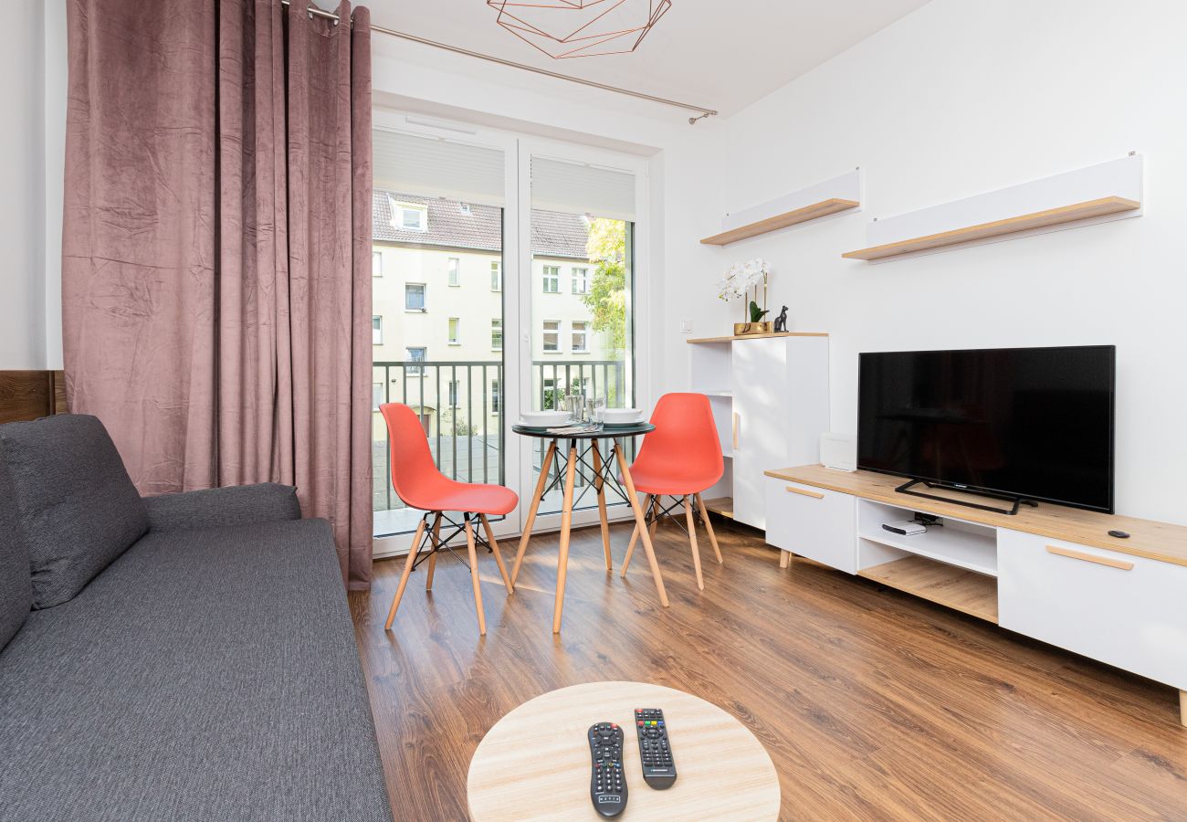 Ferienwohnung in Gdańsk - Danzig Kliniczna 5B / 36 | 1 Schlafzimmer, Balkon & Parkplatz