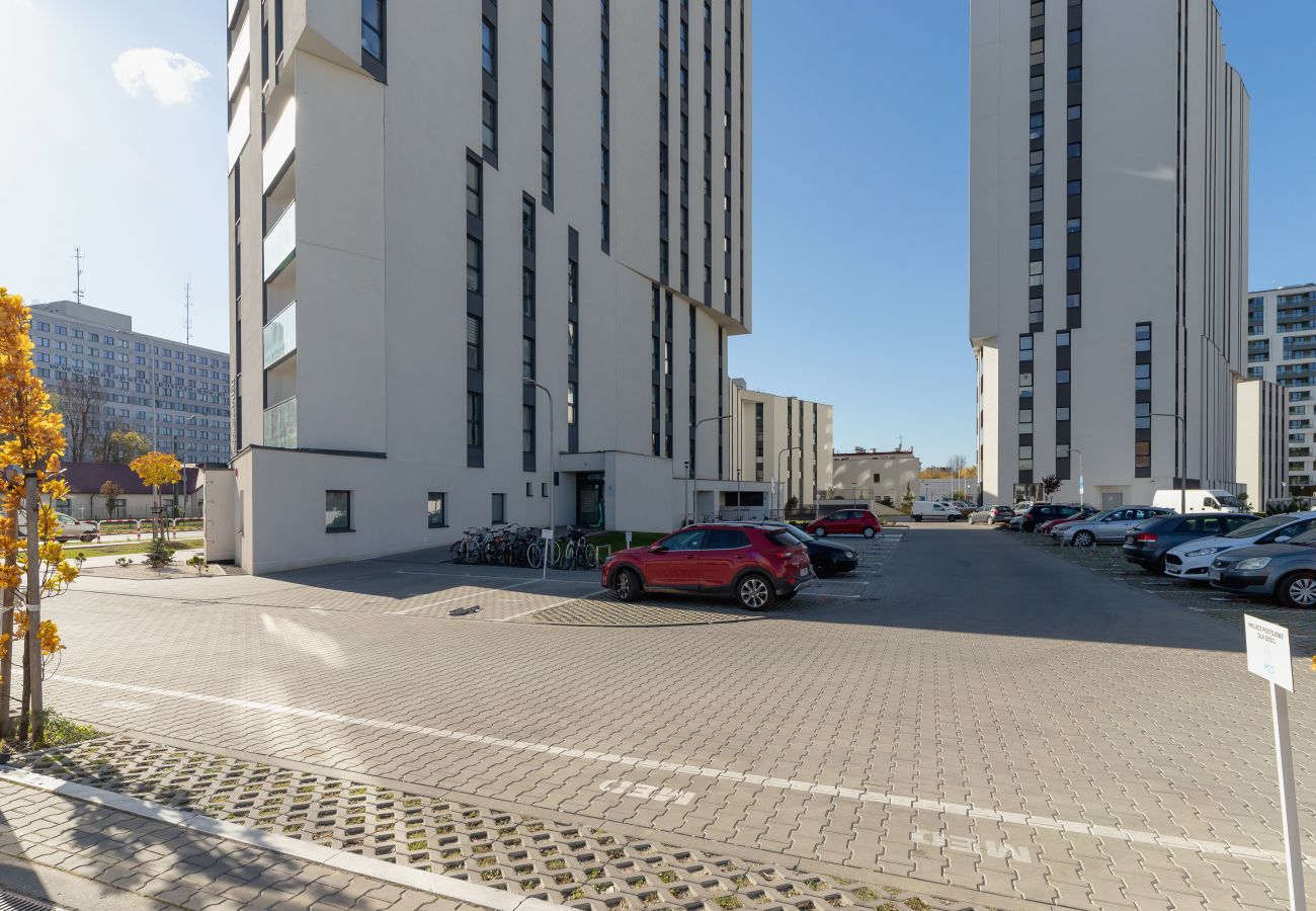 Ferienwohnung in Kraków - Mogilska 120B/41, Prestige-Wohnung mit 2 Schlafzimmern und Parkplatz, Krakau