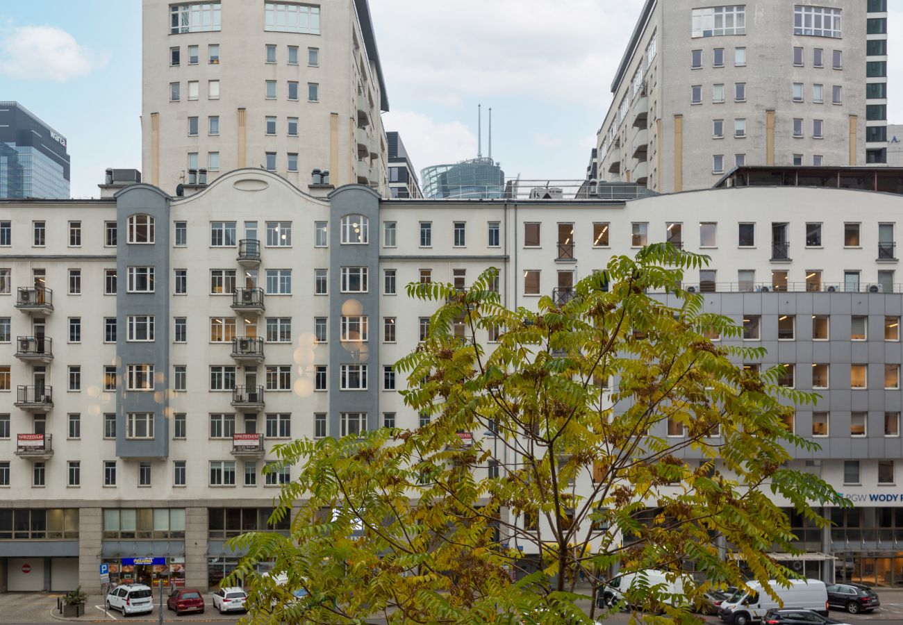 Ferienwohnung in Warszawa - Mennica Residence Azurite, 1 Schlafzimmer, Warschau Wola