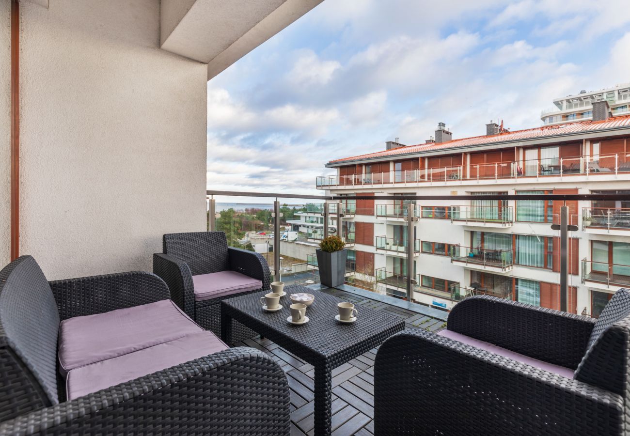 Ferienwohnung in Świnoujście - Appartament Baltic Park 26/633 mit 2 Schlafzimmer und Balcony